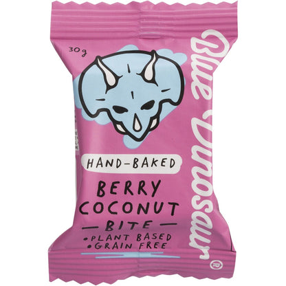 Blue Dinosaur Hand-Baked Bite Berry & Coconut 18x30g