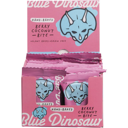 Blue Dinosaur Hand-Baked Bite Berry & Coconut 18x30g