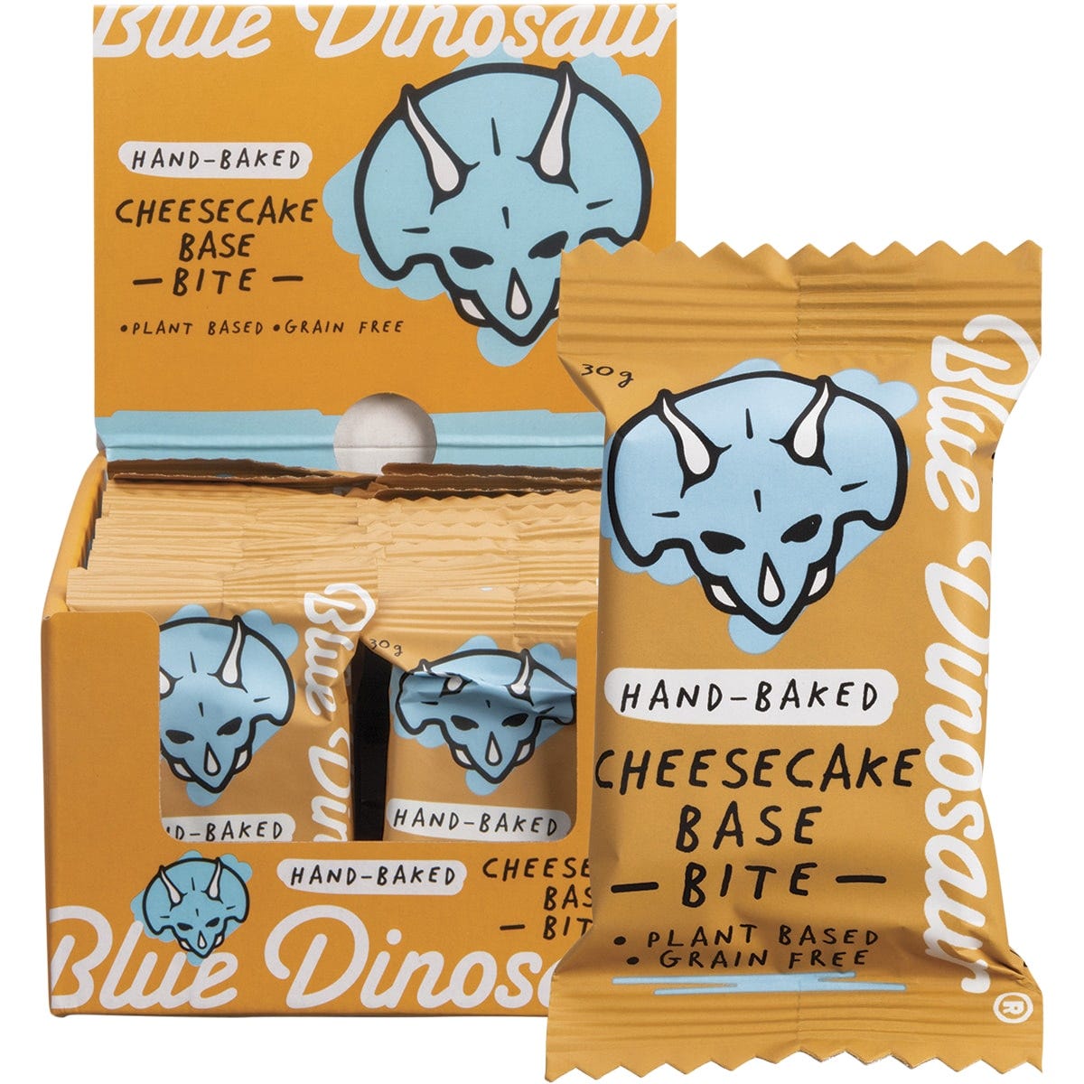 Blue Dinosaur Hand-Baked Bite Cheesecake Base 18x30g