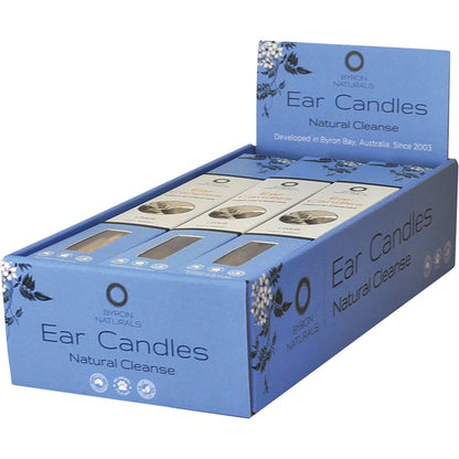 Byron Naturals Ear Candles Organic Beeswax & Muslin Cotton 12x2pk