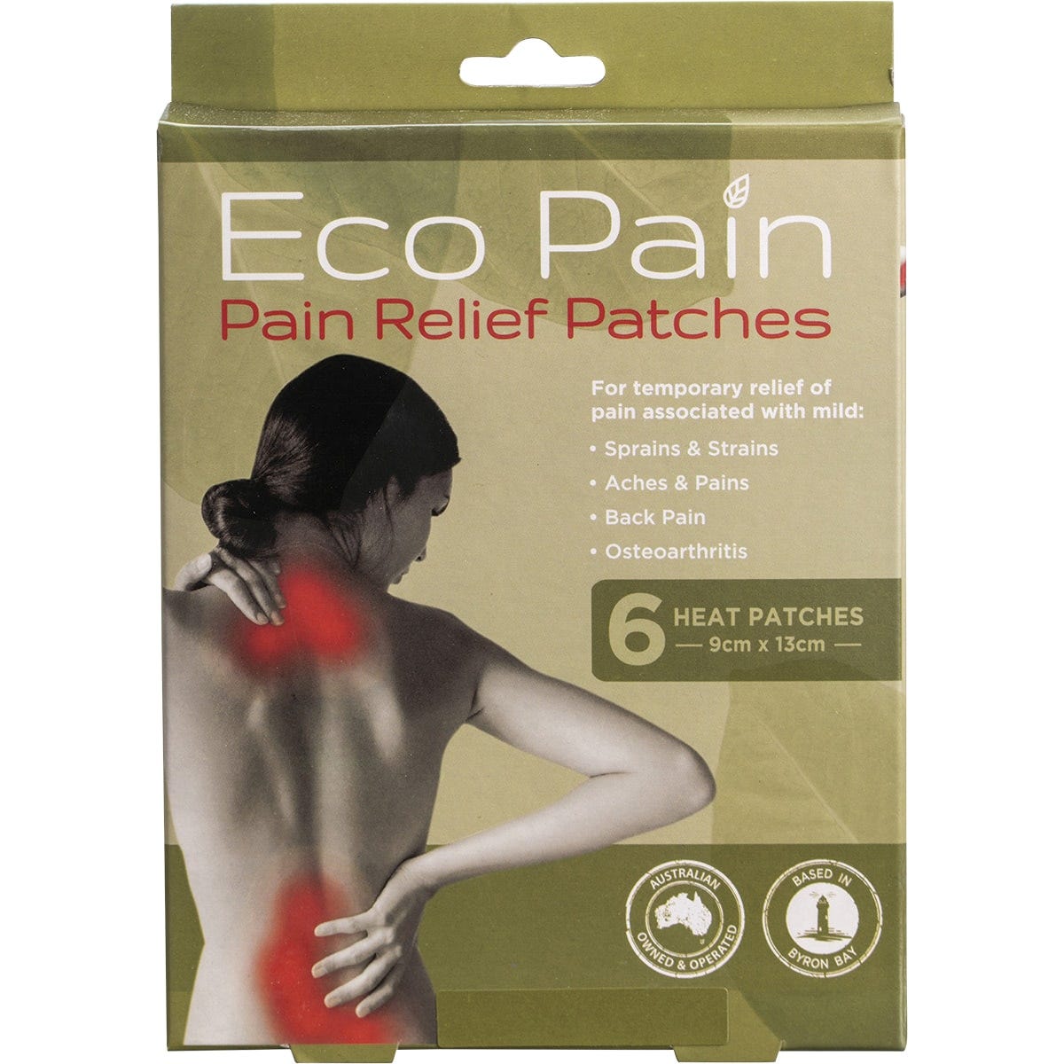 Byron Naturals Eco Pain Heat Patches 6pk