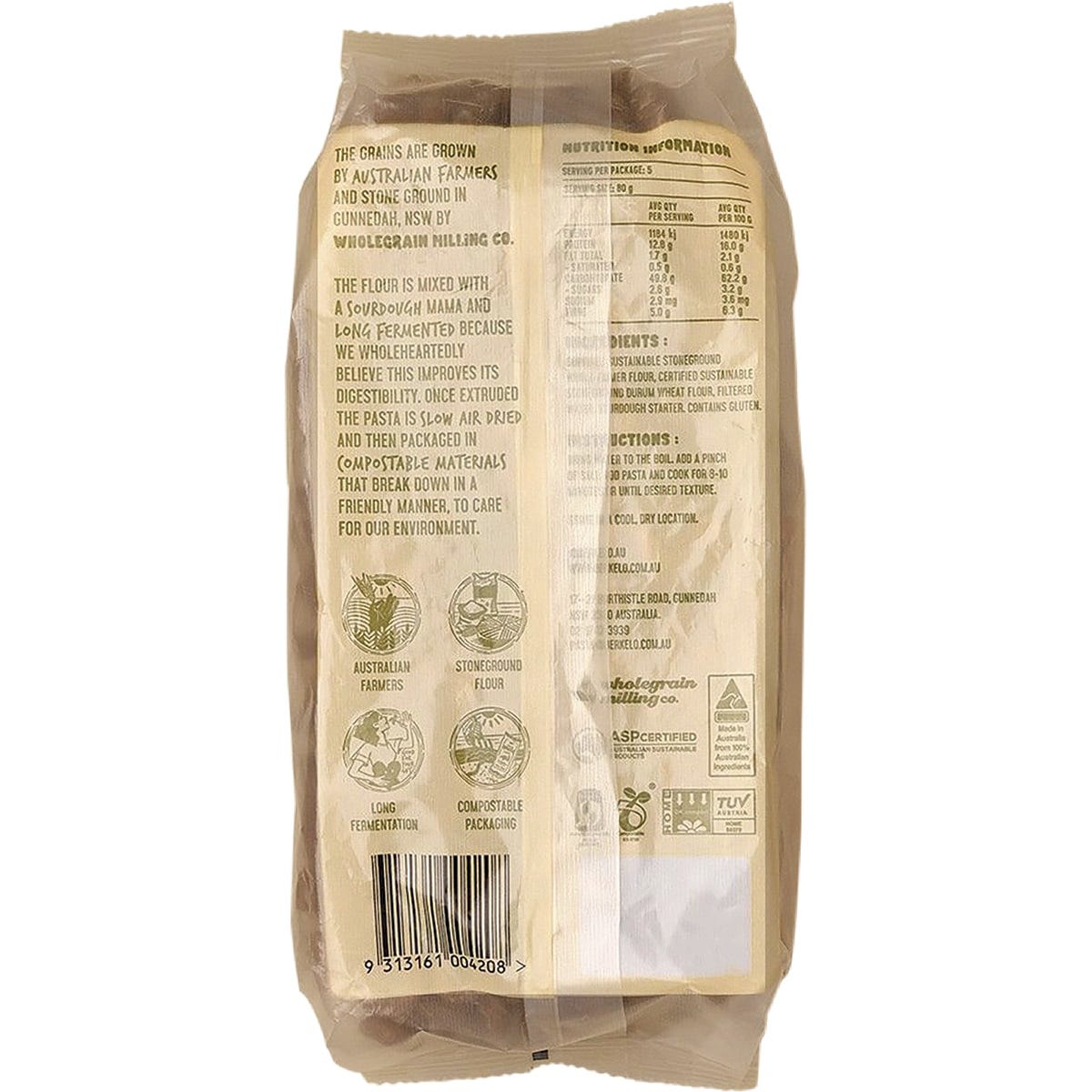 Berkelo Sourdough Pasta Emmer Twists 400g