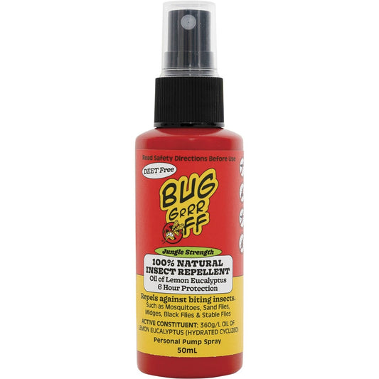 Bug-Grrr Off 100% Natural Insect Repellent Jungle Strength Spray 50ml