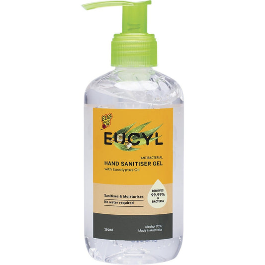 Bug-Grrr Off EUCYL Hand Sanitiser Gel with Eucalyptus 250ml