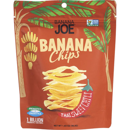 Banana Joe Banana Chips Thai Sweet Chili 6x46.8g