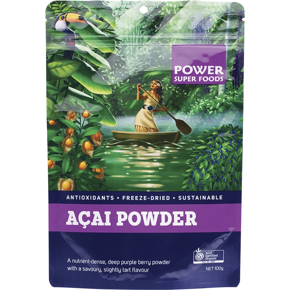 Power Super Foods Acai Powder The Origin Series 100g