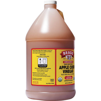 Bragg Apple Cider Vinegar Unfiltered with The Mother 3.8L