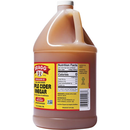 Bragg Apple Cider Vinegar Unfiltered with The Mother 3.8L