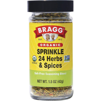 Bragg Seasoning Organic Sprinkle 24 Herb & Spices Salt-Free 42g