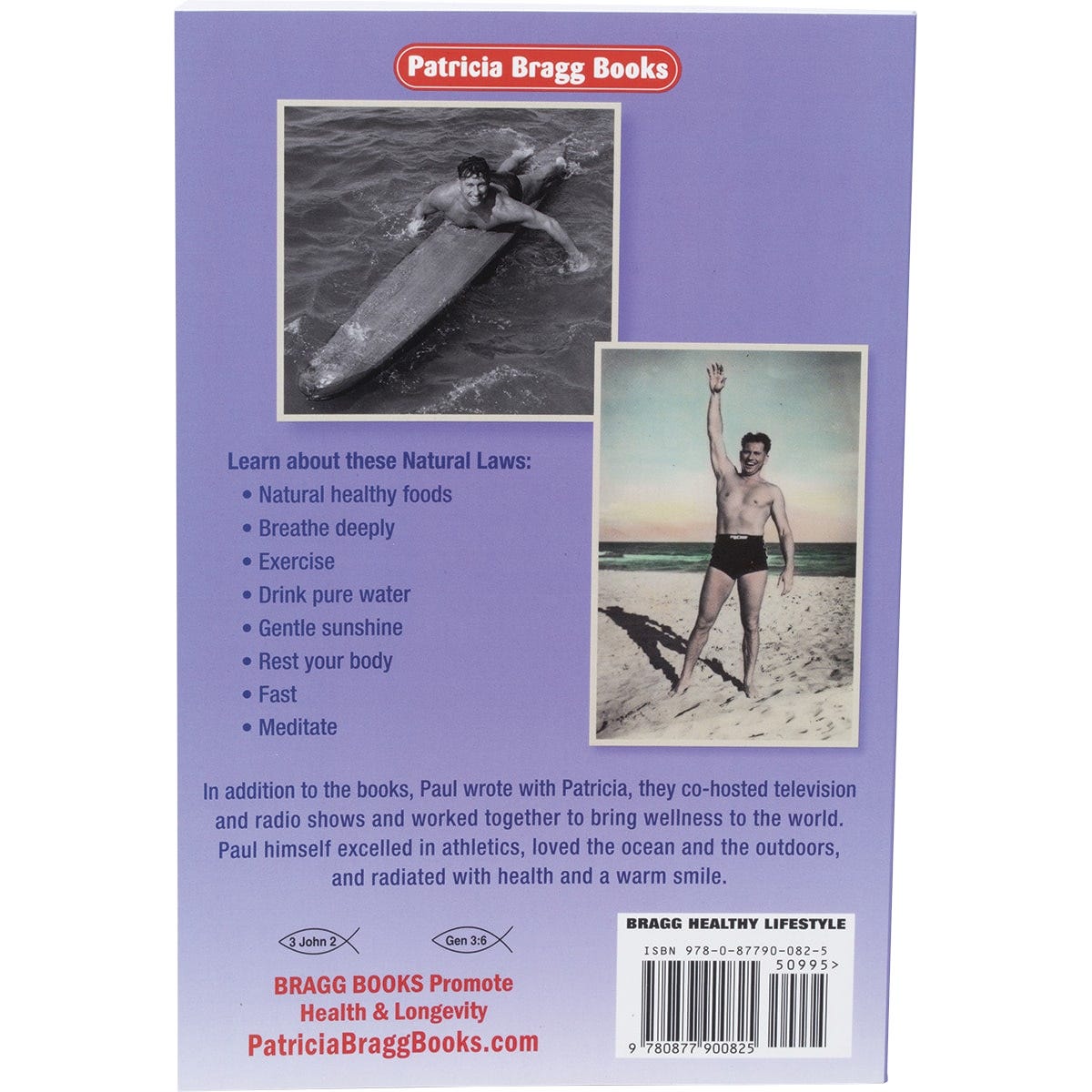 Book Bragg Healthy Lifestyle by Paul & Patricia Bragg