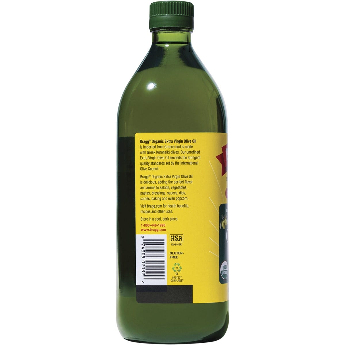 Bragg Olive Oil Extra Virgin Unrefined 946ml