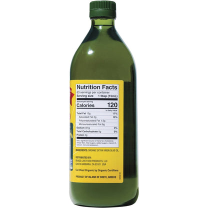 Bragg Olive Oil Extra Virgin Unrefined 946ml