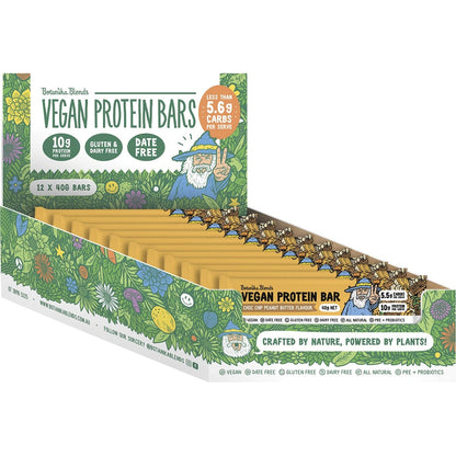 Botanika Blends Vegan Protein Bars Choc Chip Peanut Butter 12x40g