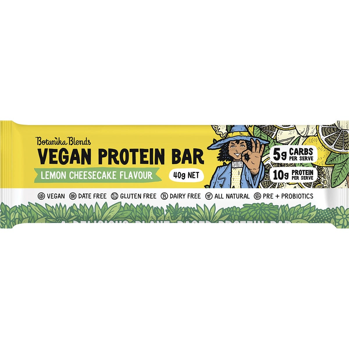 Botanika Blends Vegan Protein Bars Lemon Cheesecake 12x40g