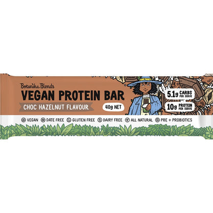 Botanika Blends Vegan Protein Bars Choc Hazelnut 12x40g