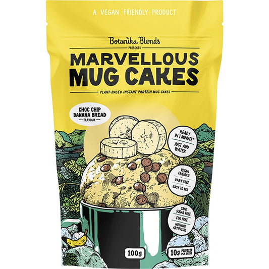 Botanika Blends Marvellous Mug Cakes Choc Chip Banana Bread 100g