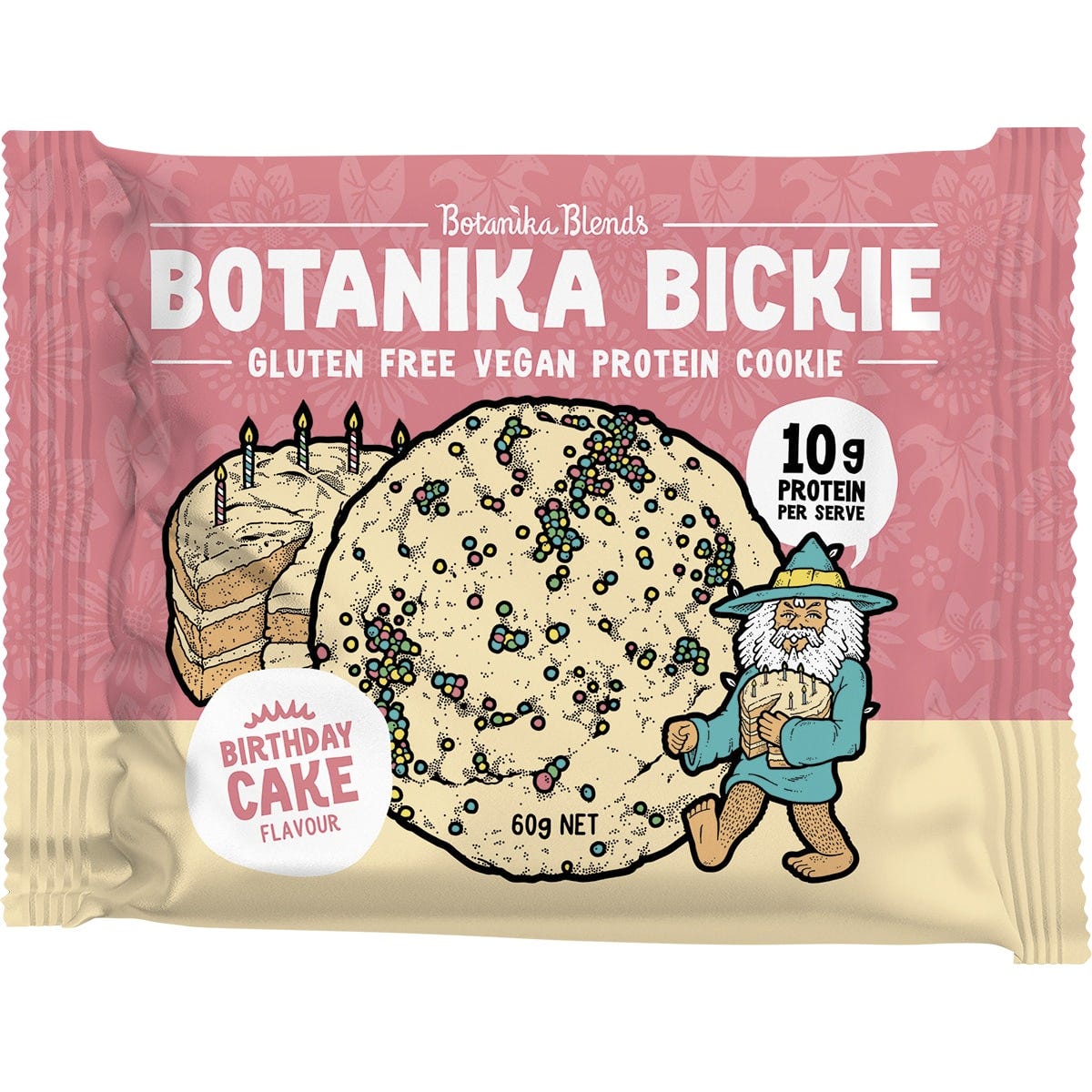 Botanika Blends Botanika Bickie Protein Cookie Birthday Cake 12x60g