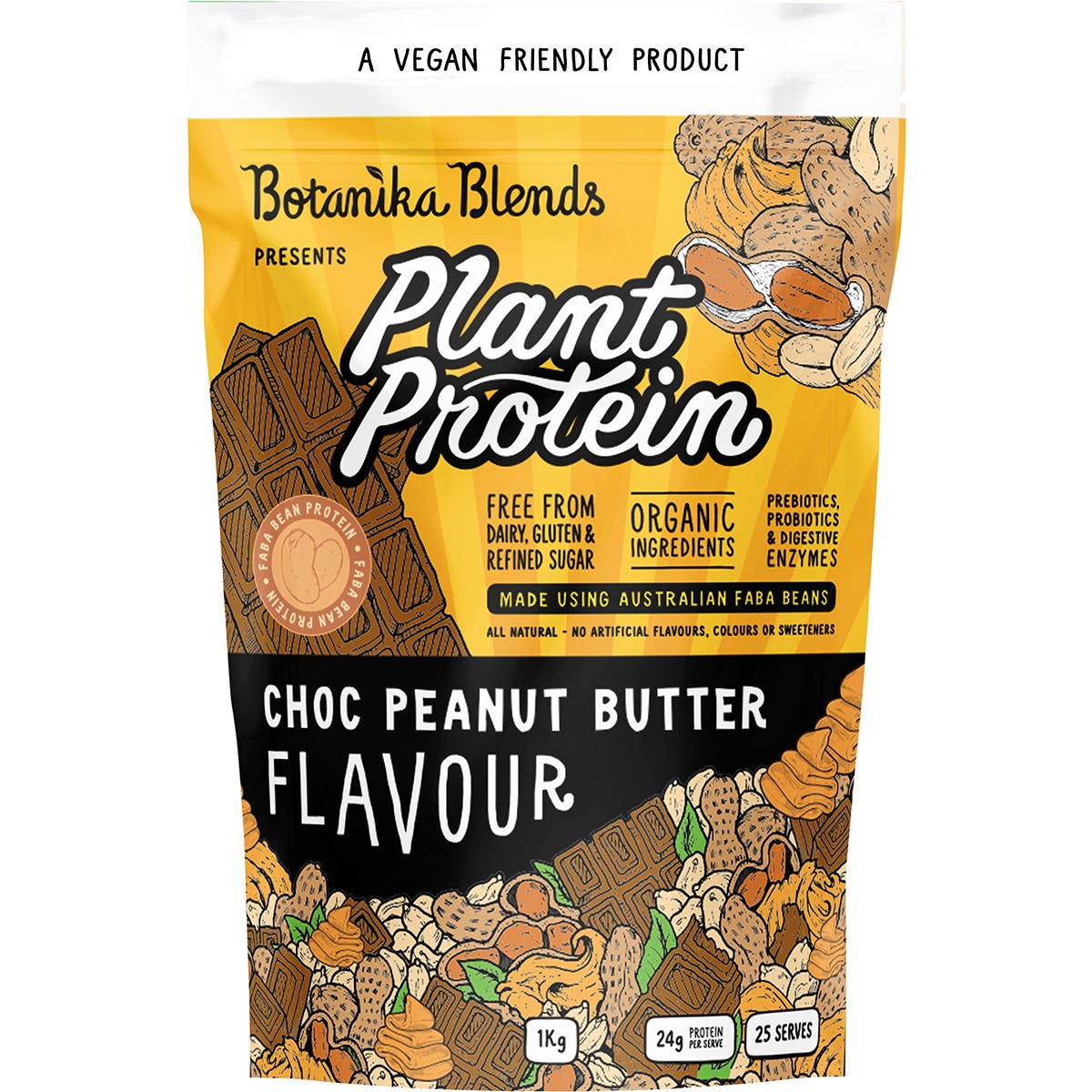 Botanika Blends Plant Protein Choc Peanut Butter 1kg