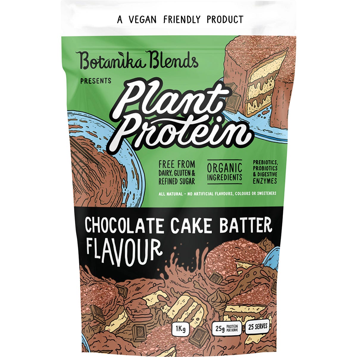 Botanika Blends Plant Protein Chocolate Cake Batter 1kg