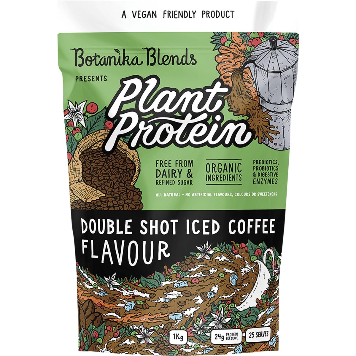 Botanika Blends Plant Protein Double Shot Iced Coffee 1kg