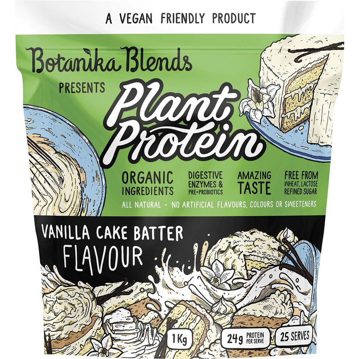 Botanika Blends Plant Protein Vanilla Cake Batter 1kg