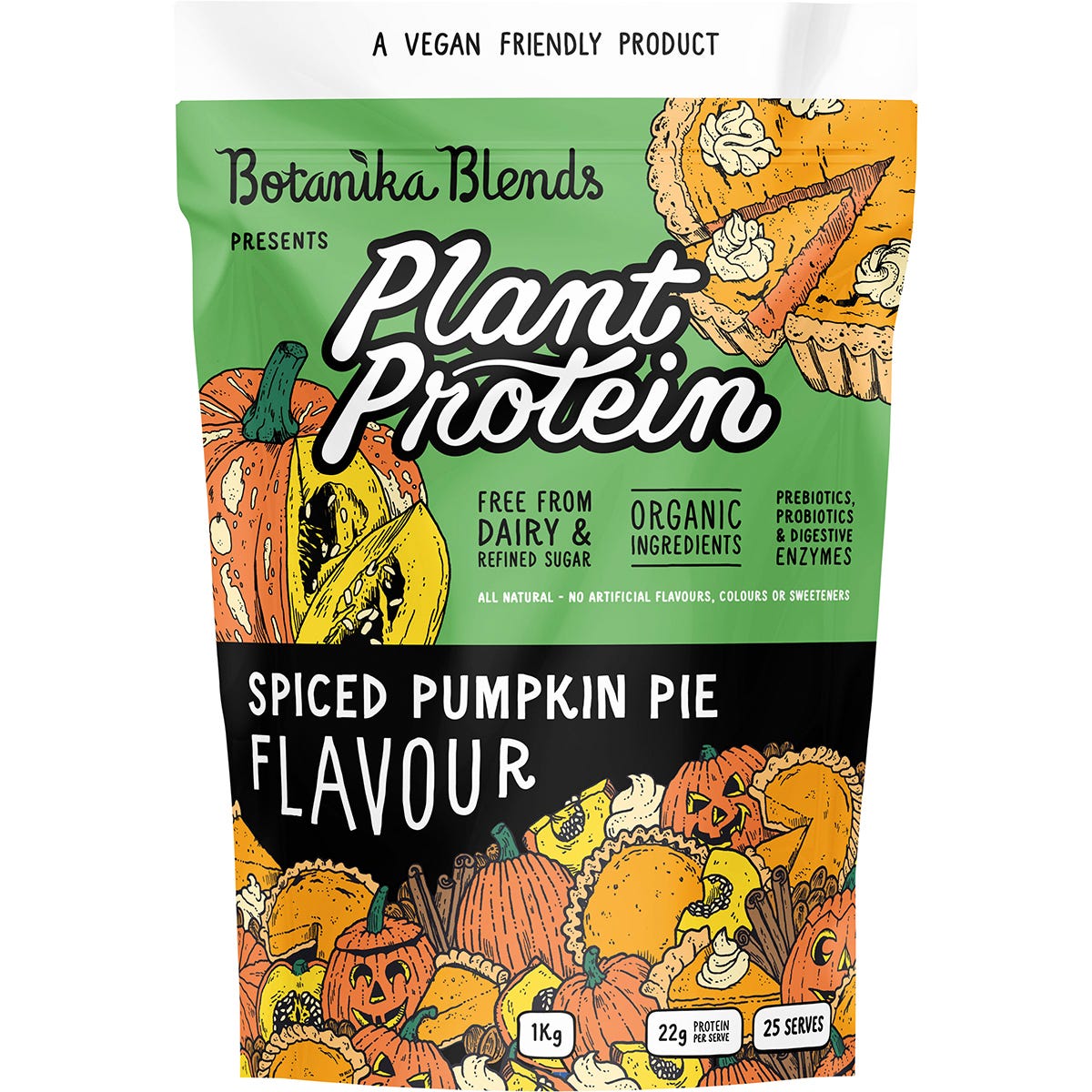 Botanika Blends Plant Protein Spiced Pumpkin Pie 1kg