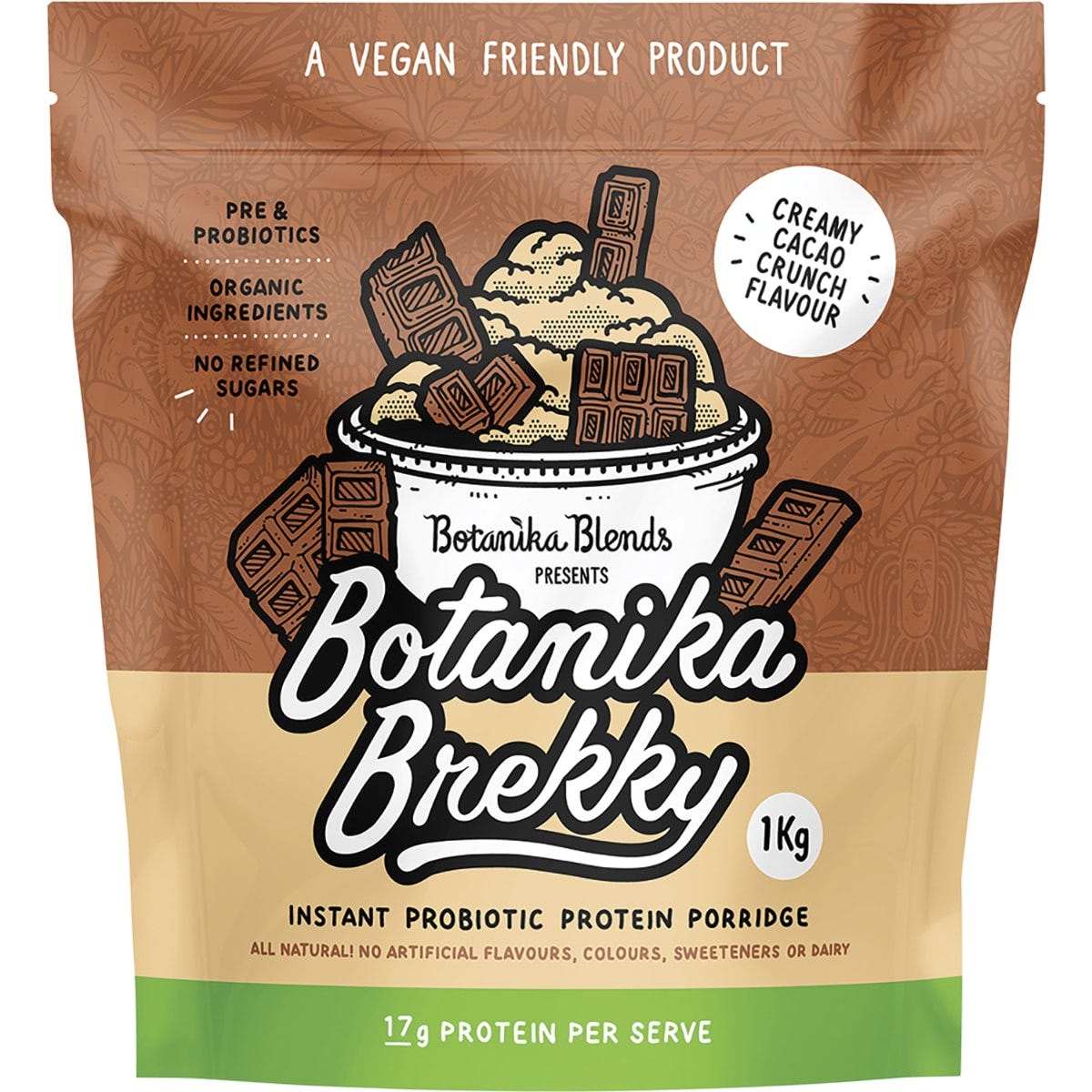 Botanika Blends Botanika Brekky Probiotic Porridge Cacao Crunch 1kg