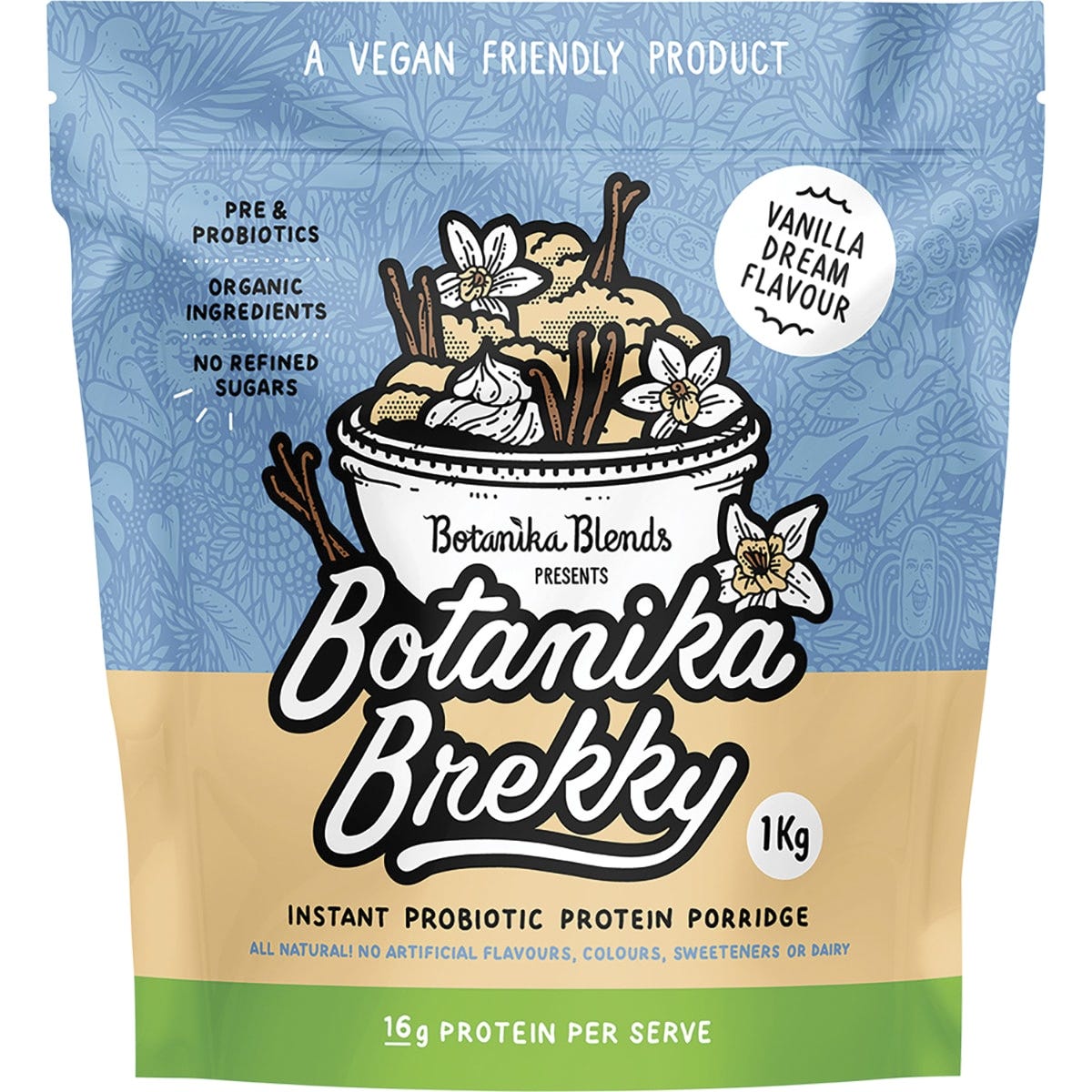 Botanika Blends Botanika Brekky Probiotic Porridge Vanilla Dream 1kg