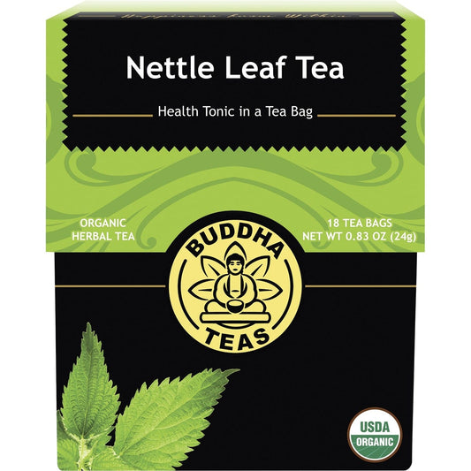 Buddha Teas Organic Herbal Tea Bags Nettle Leaf Tea 18pk