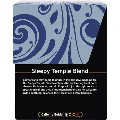 Buddha Teas Organic Herbal Tea Bags Sleepy Temple Blend 18pk