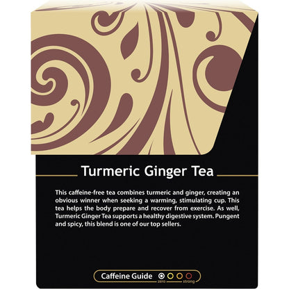 Buddha Teas Organic Herbal Tea Bags Turmeric Ginger Tea 18pk