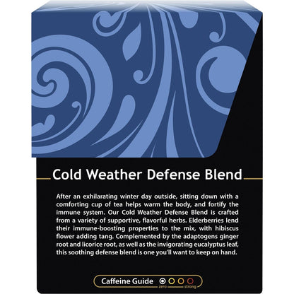 Buddha Teas Organic Herbal Tea Bags Cold Weather Defense Blend 18pk