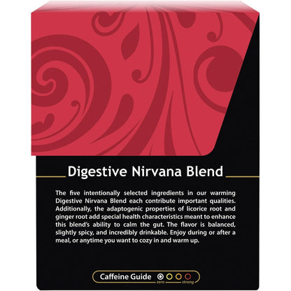 Buddha Teas Organic Herbal Tea Bags Digestive Nirvana Blend 18pk