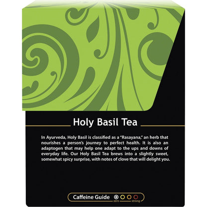 Buddha Teas Organic Herbal Tea Bags Holy Basil Tea (Tulsi) 18pk