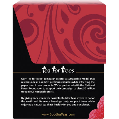 Buddha Teas Organic Herbal Tea Bags Raspberry Leaf Tea 18pk