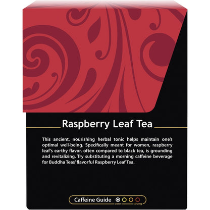 Buddha Teas Organic Herbal Tea Bags Raspberry Leaf Tea 18pk