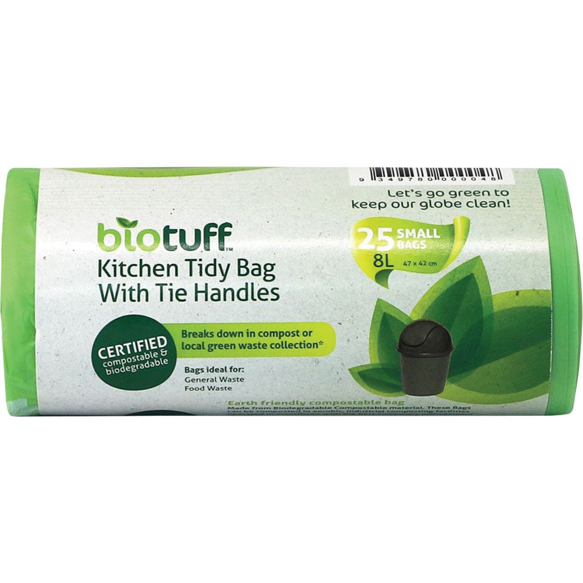 Biotuff Kitchen Tidy Bag Small Bags 8L 25pk