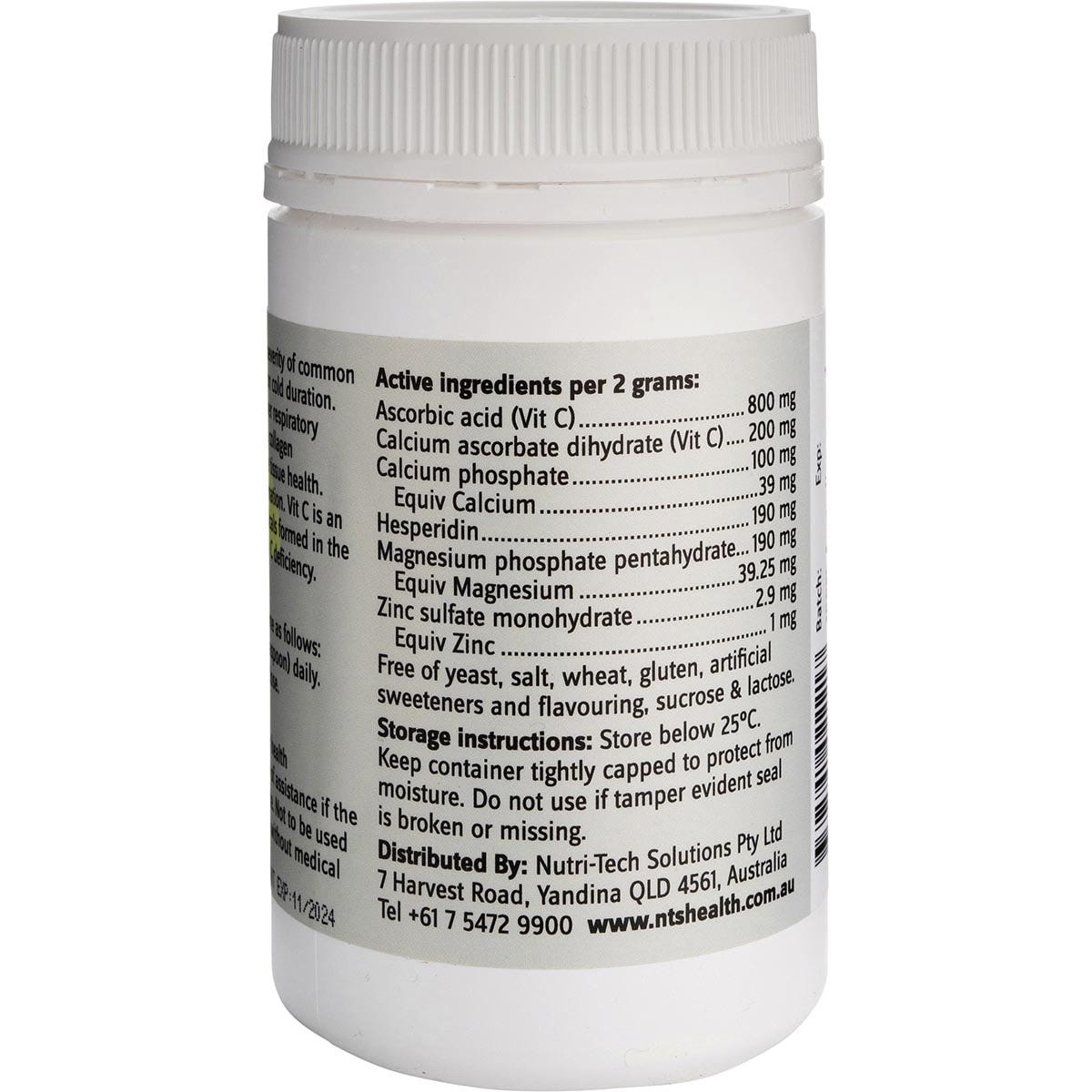 NTS Health Bio Spark Vitamin C Powder 200g