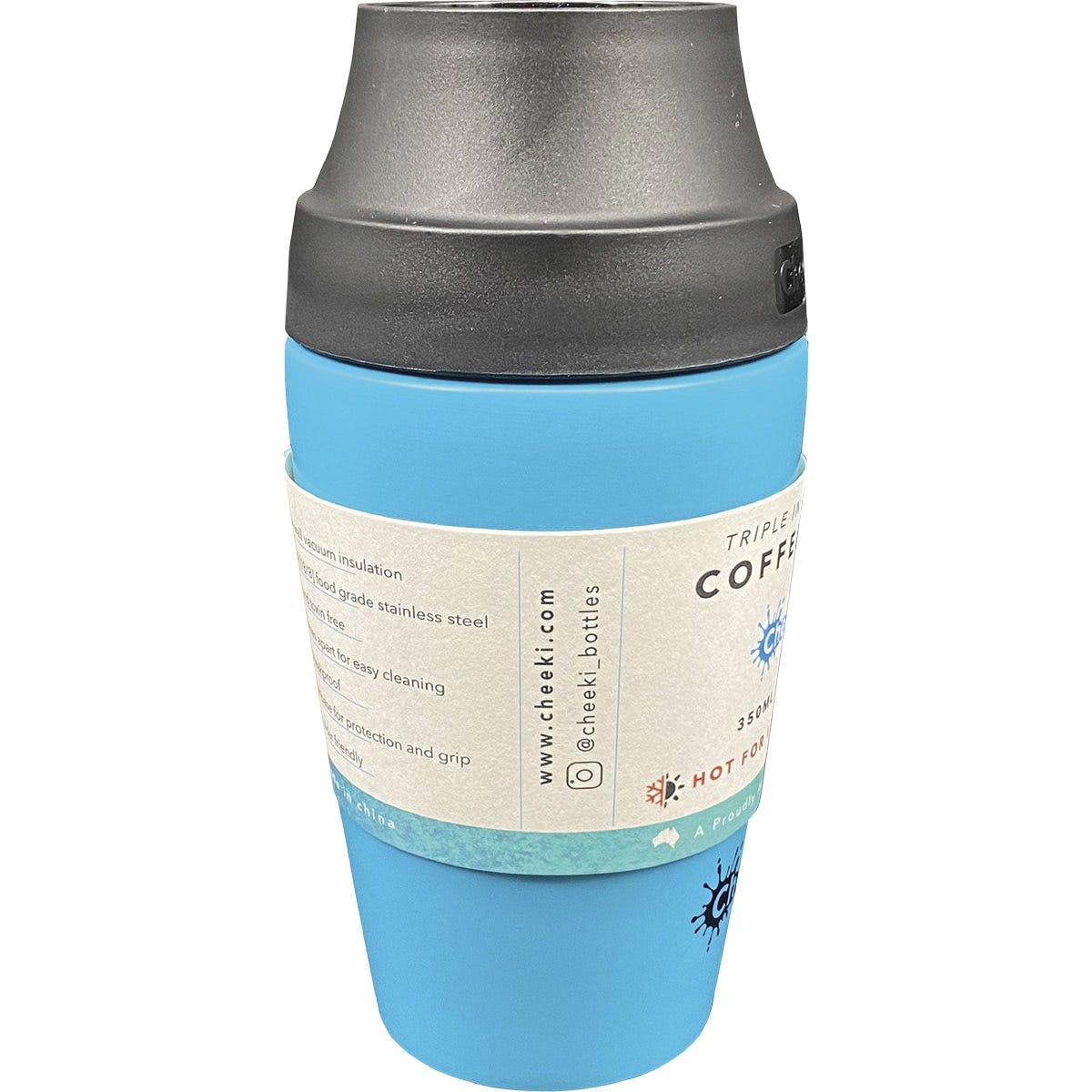 Cheeki Coffee Mug Aqua 350ml