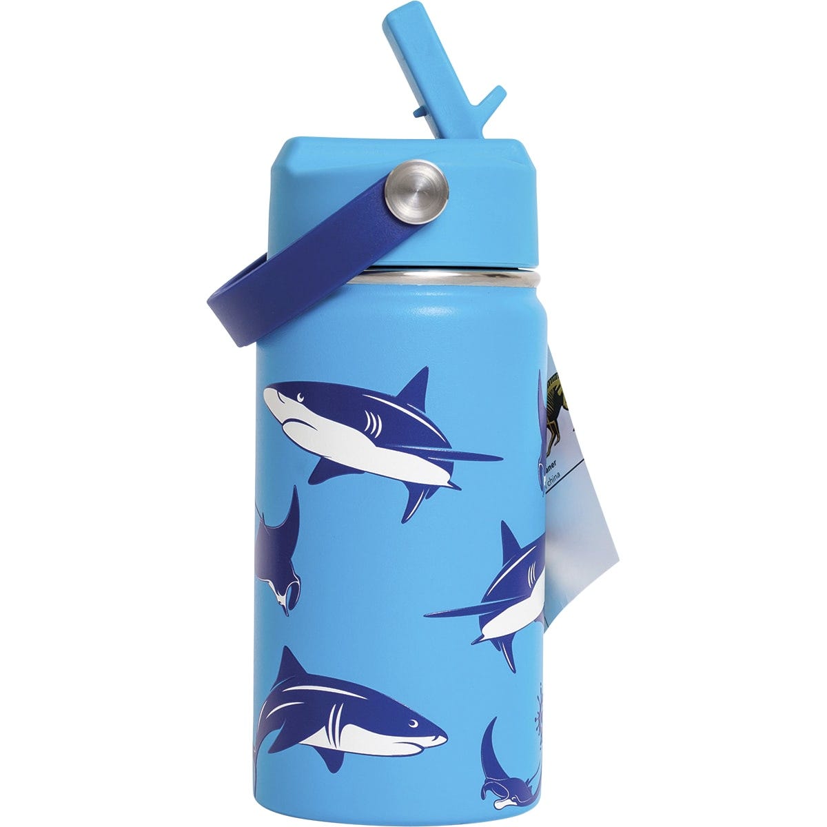 Cheeki Kids Bottle Insulated Sharks 400ml