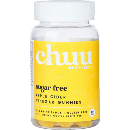 Chuu Nutrition Apple Cider Vinegar Gummies Sugar Free 60pcs