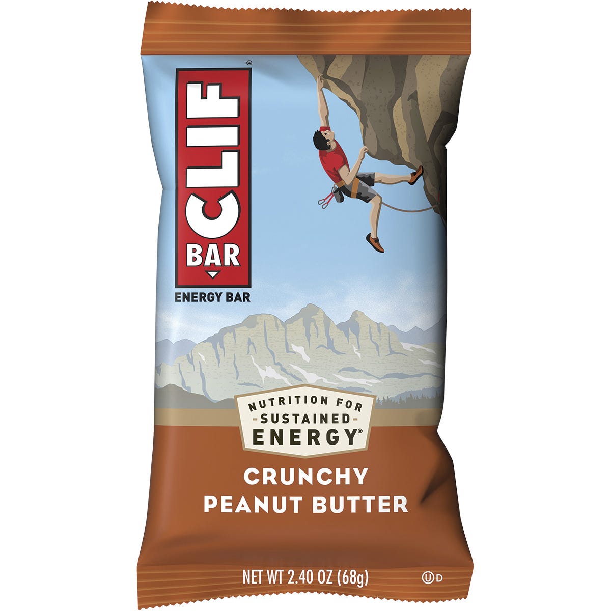 CLIF Energy Bar Crunchy Peanut Butter 12x68g