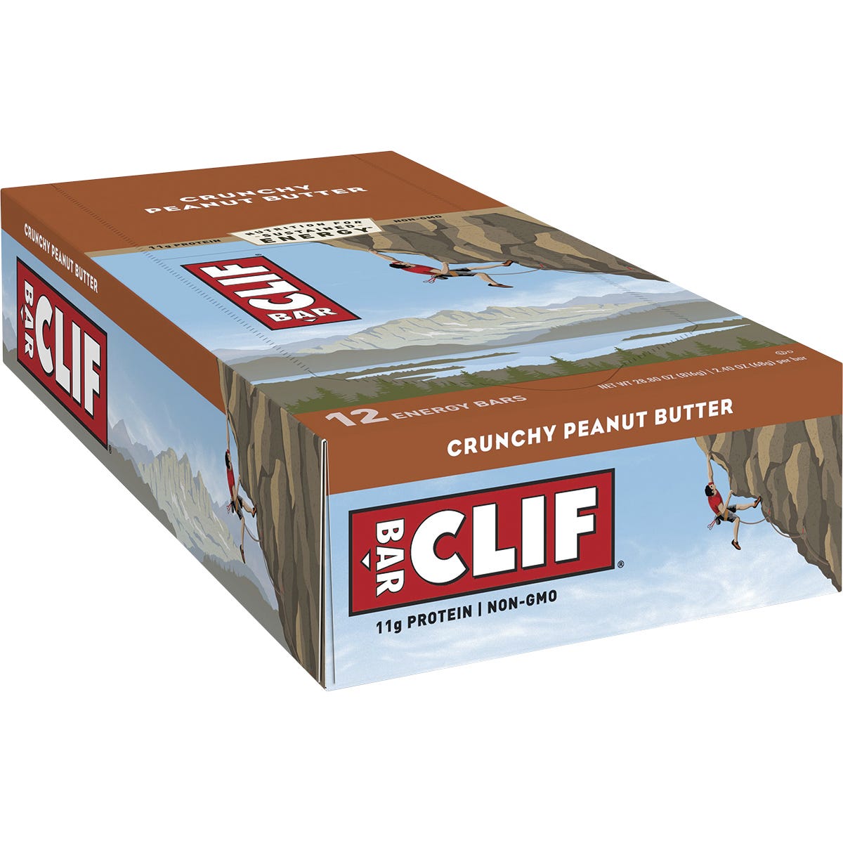 CLIF Energy Bar Crunchy Peanut Butter 12x68g