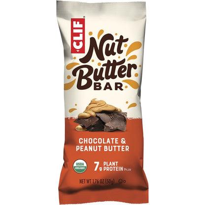 CLIF Nut Butter Bar Chocolate & Peanut Butter 12x50g