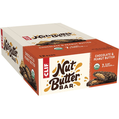 CLIF Nut Butter Bar Chocolate & Peanut Butter 12x50g