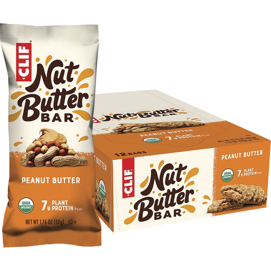 CLIF Nut Butter Bar Peanut Butter 12x50g