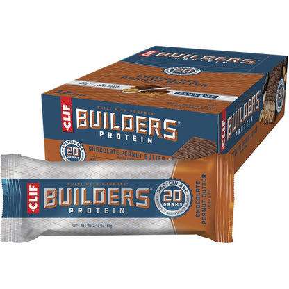 CLIF Builders Bar Chocolate Peanut Butter 12x68g