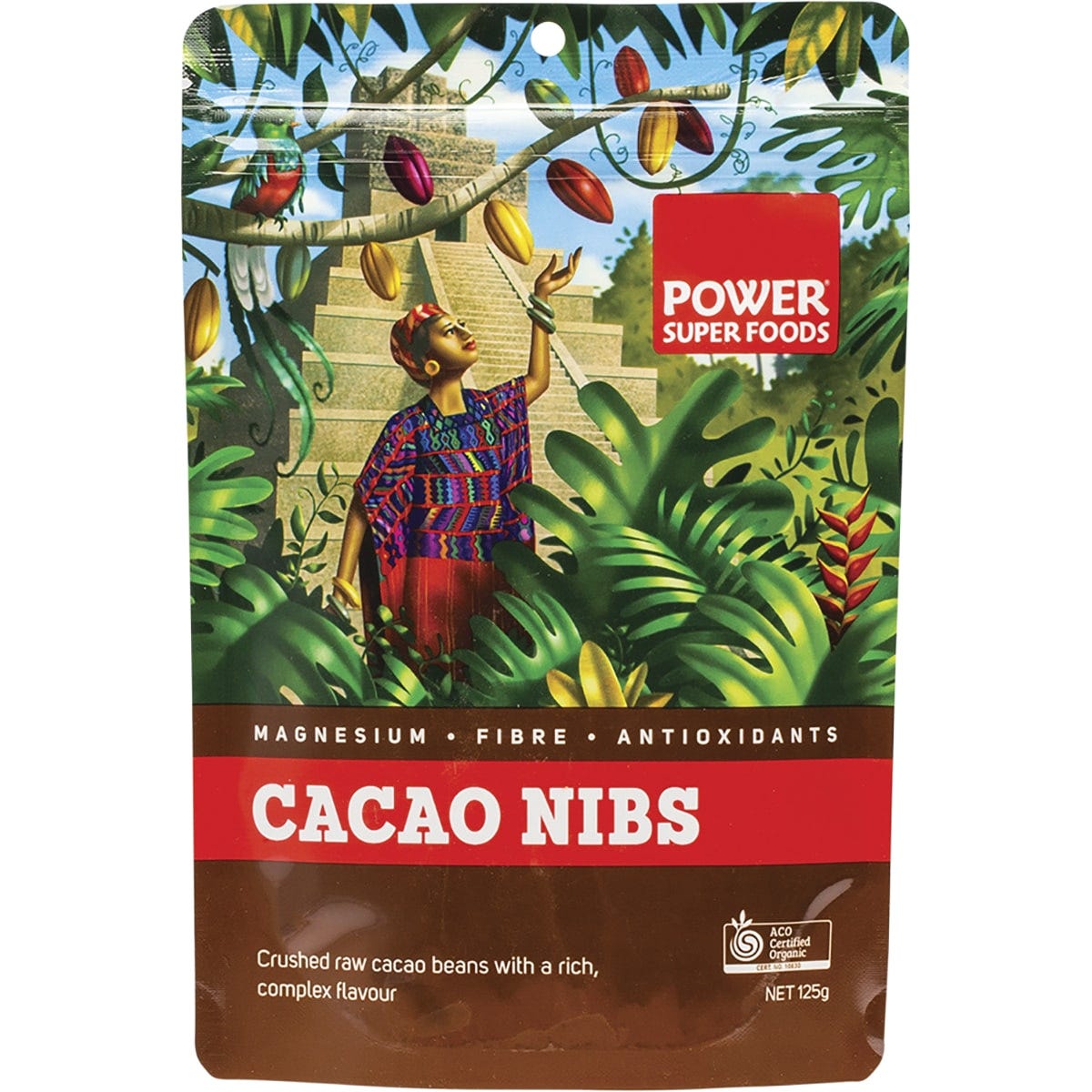 Power Super Foods Cacao Nibs The Origin Series 125g