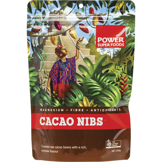 Power Super Foods Cacao Nibs The Origin Series 250g