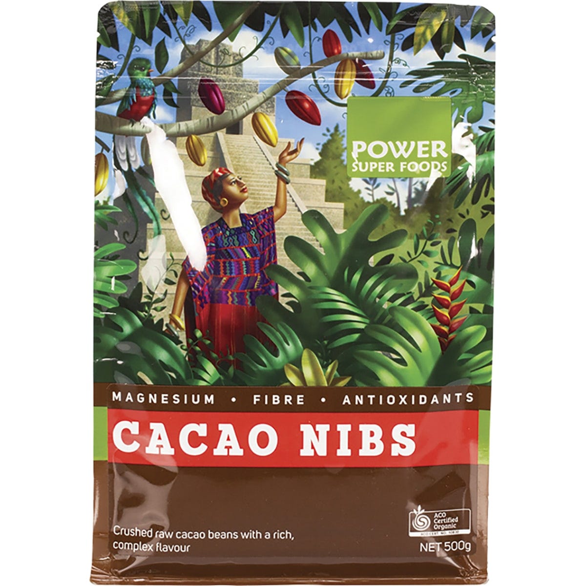 Power Super Foods Cacao Nibs The Origin Series 500g